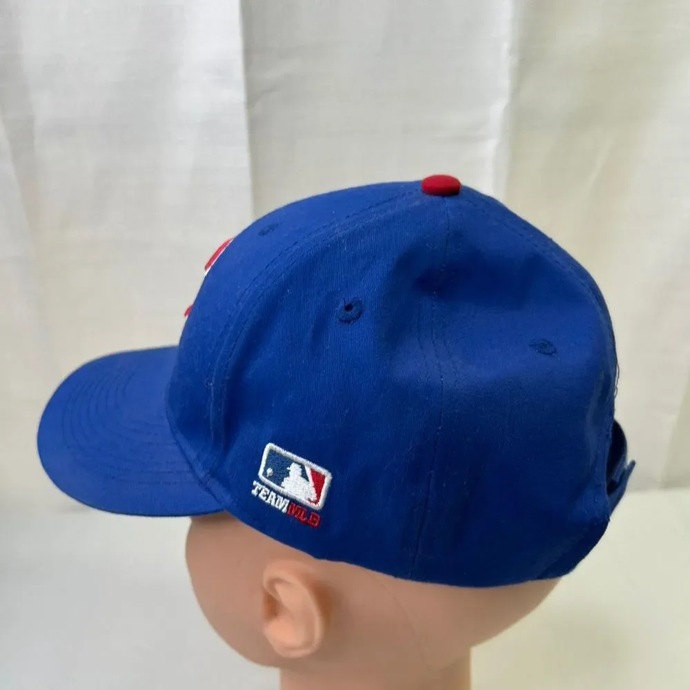 OC Sports Chicago Cubs Youth Blue Strapback Hat Officially Licensed